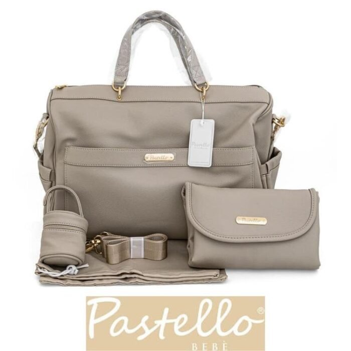 BORSA NASCITA SIMILPELLE MARTELLATA