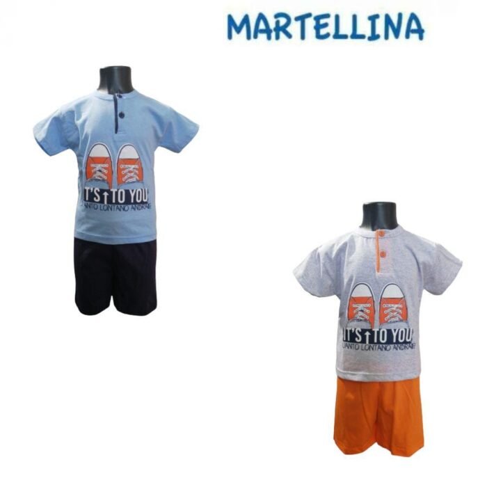 PIGIAMA JERSEY MM 100 COTONE