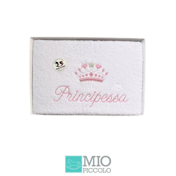 QUADRATO SPUGNA RICAMO PRINCIPESSA