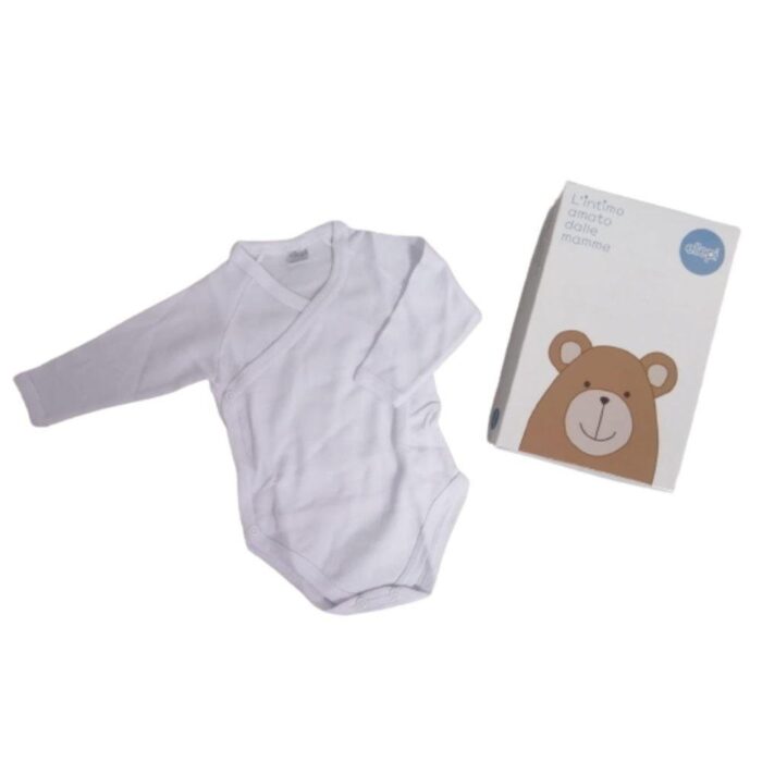 BODY APERTO DAVANTI M/L COTONE