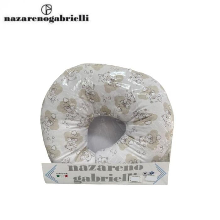 CUSCINO 65X75 ORSO-CUORI TORTORA