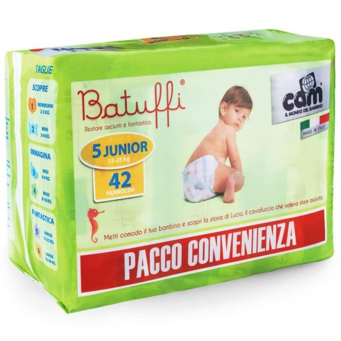 PANNOLINI TRIPACK 12/25KG - 5 MISURA