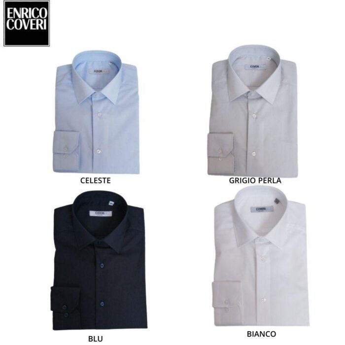 CAMICIA UOMO COTONE COLLO CLASSICO