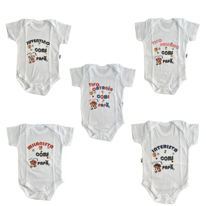 BODY M-M COTONE PICCOLI TIFOSI