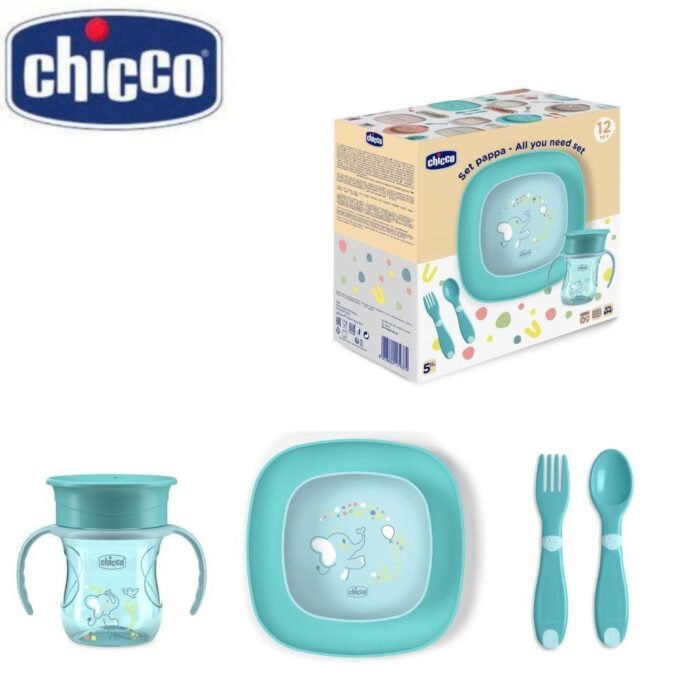 SET PAPPA 12M+ AZZURRO