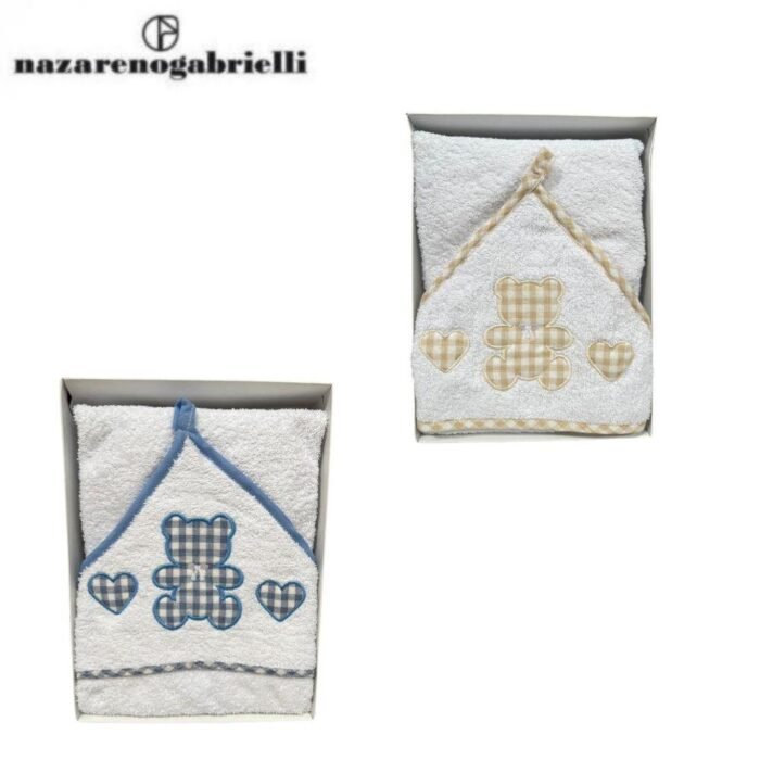 ACCAPPATOIO TRIANGOLO ORSO QUADRETTI