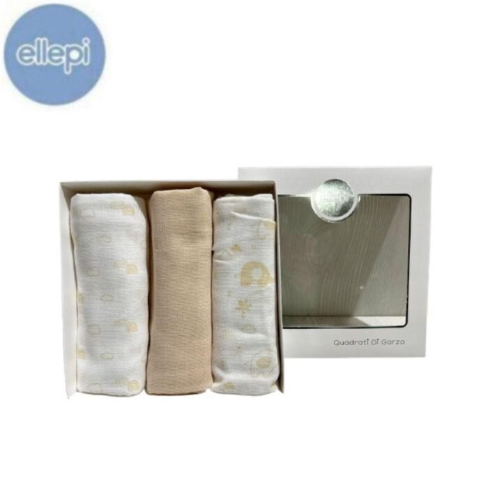 SET 3 TELI MUSLIN BEIGE