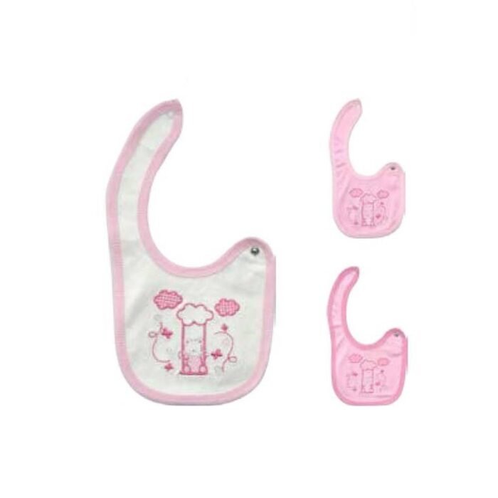 BAVETTE C/CLIP RICAMATA
